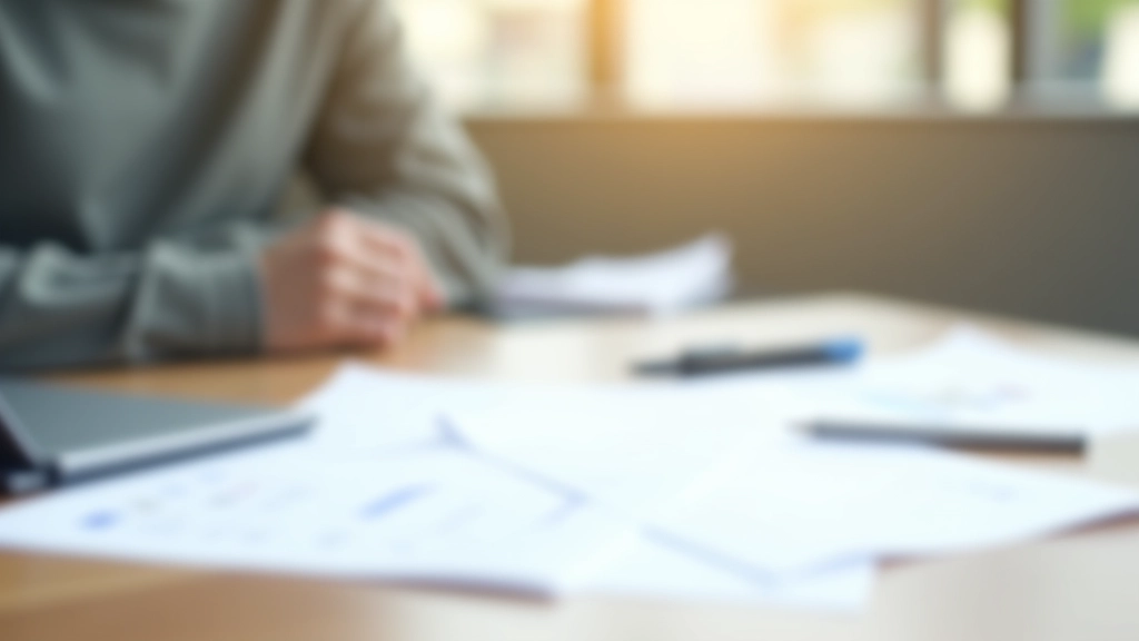 Dokumenten und Checklisten auf einem Schreibtisch mit Stift und Tablet, Büroumgebung